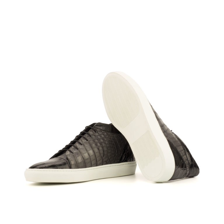 Bottom view of model Exotic Skins High Top Sneaker - Model 3701, Chris Z Shoes
