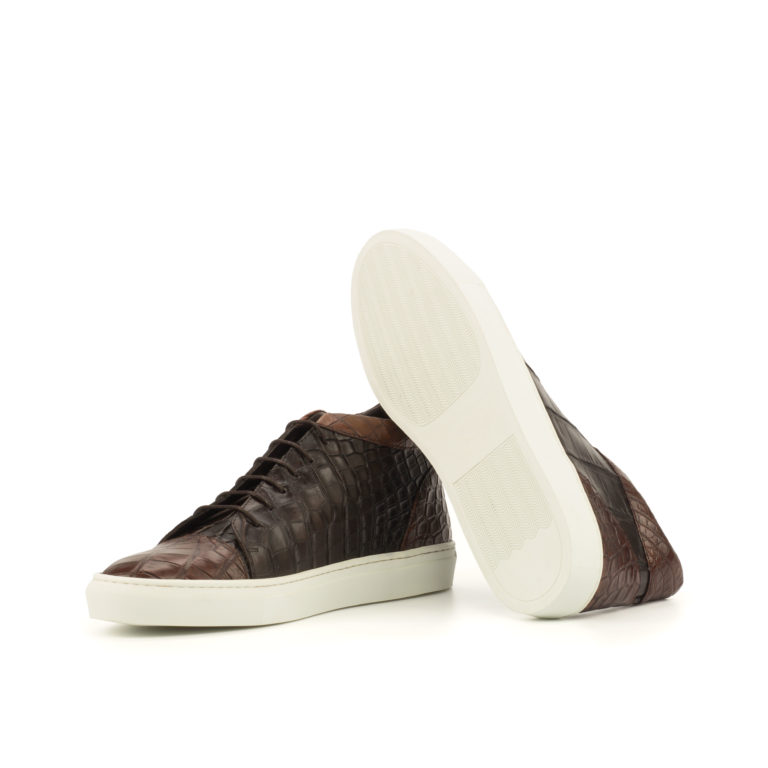 Bottom view of model Exotic Skins High Top Sneaker - Model 3700, Chris Z Shoes
