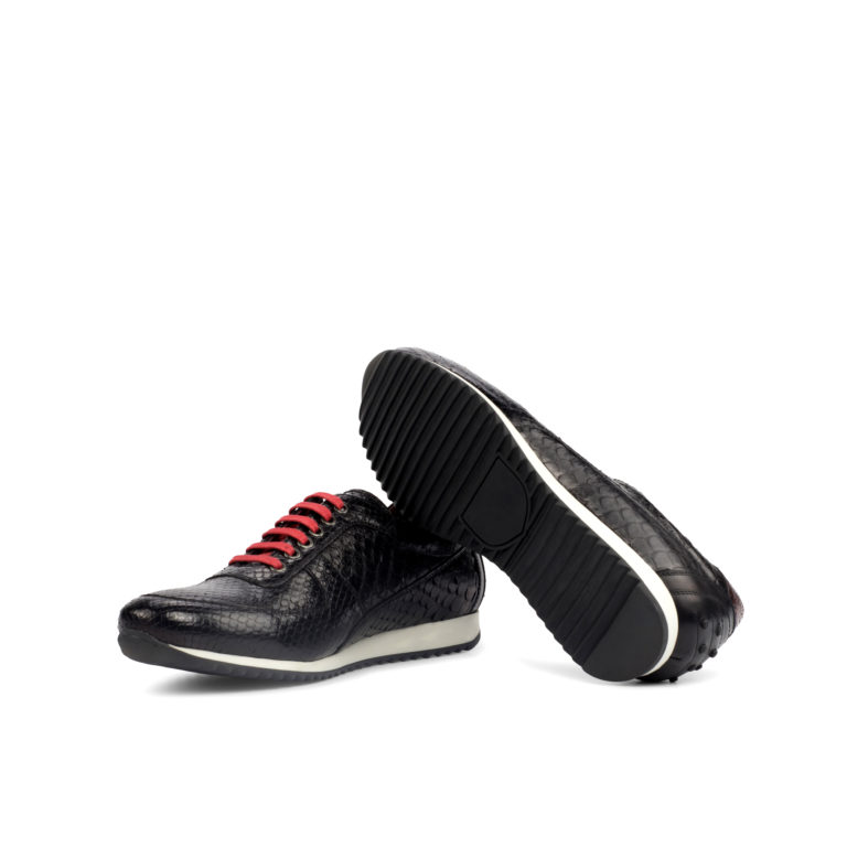 Bottom view of model Exotic Skins Corsini Sneaker - Model 4387, Chris Z Shoes