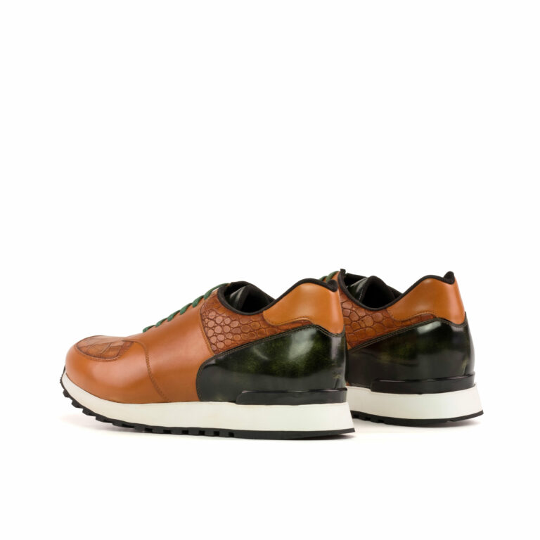 Bottom view of model Mens Casual Jogger Custom Sneaker - Model 5306, Chris Z Shoes
